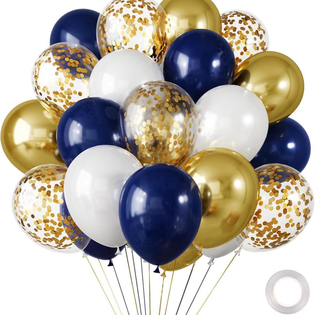 30-Piece Colorful Metal Sequin Balloon Set for Birthday Parties and Ceremonies