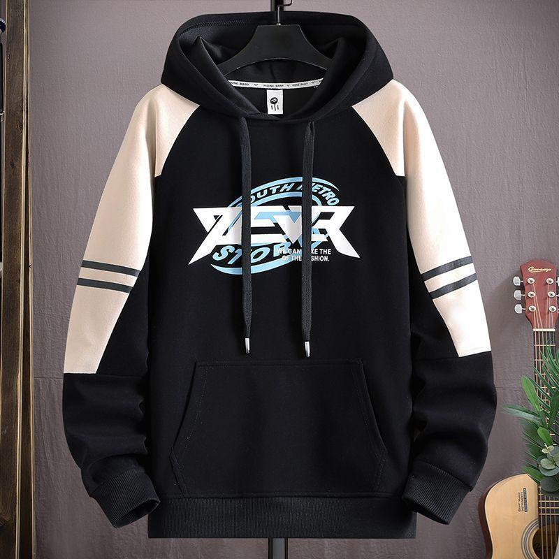 Felpa da uomo autunno inverno moda harajuku streetwear felpa casual abbigliamento uomo manica lunga felpe con cappuccio grafiche uomo
