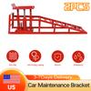 Garage Car Lift 2Pcs Metal Hydraulic Auto Repair Ramps 5 Ton Capacity 98 to 15 Inches Height Control Tire Replacement Tool
