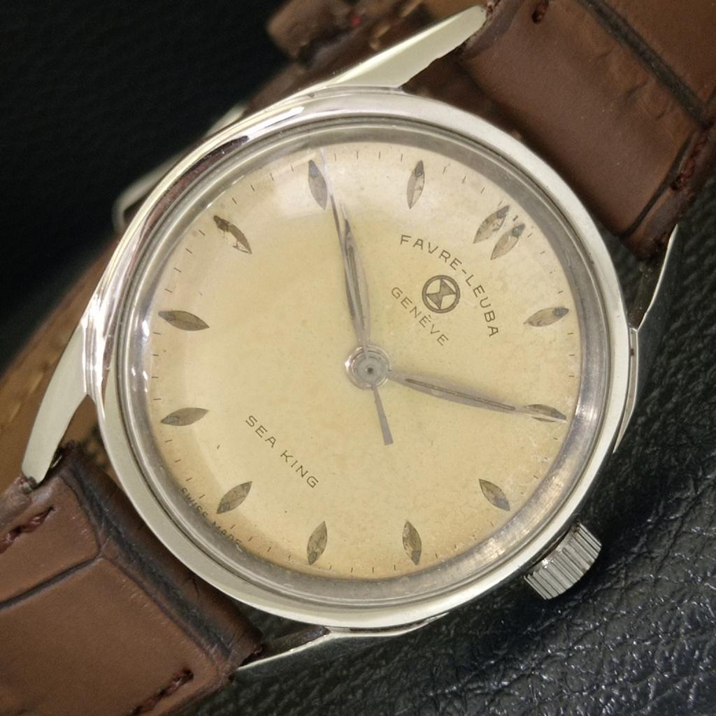 

FAVRE LEUBA SEA KING VINTAGE 101 HAND-WINDING SWISS MENS WATCH a703829-1 R213f-a703829