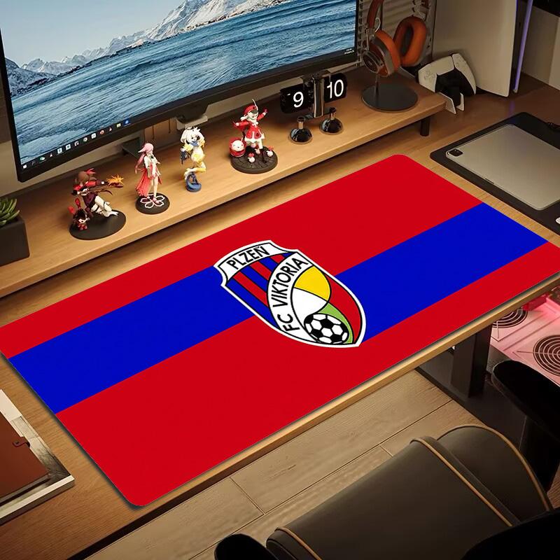 Viktoria Plzen FC Color Mouse Pad Large Gaming Table Cushion Non-slip Laptop Tablet Big Mousepad XXL Mat Mini PC Playmat With Lock edge