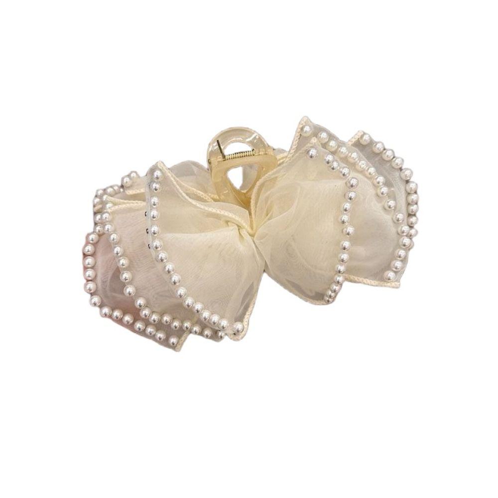 Agrafă de păr cu nod și fundă, agrafă mare cu rechin, gheare de păr la modă pentru femei și fete