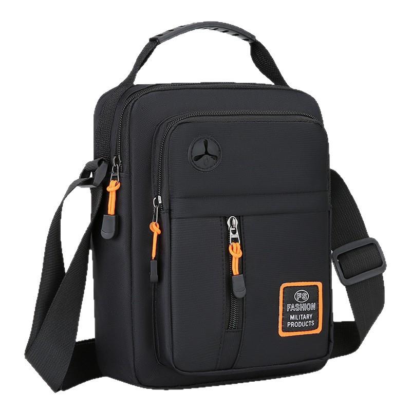 Portable Men's Bag - Casual, Large Capacity, Single Shoulder Bag with Multiple Compartments for Storage, Versatile Crossbody Bag