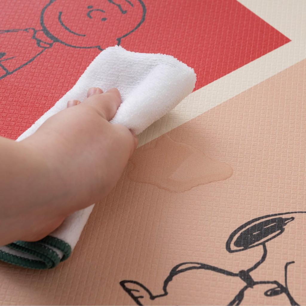 Senko Snoopy PVC Kitchen Color 45 X 120 Character Snoopy 75th 50081 Mat, Character, Approx. Cm, Ivory, Anniversary,