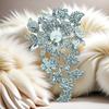 High-end New Flower Women's Brooch Luxury Court Crystal Retro Temperament Brooch Fashion Versatile Brooch