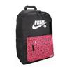 Nike Polyester Backpack Regular Unisex Black Pink Multicolor Casual BA6430-010