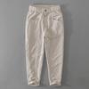 Men's Spring and Summer Versatile Casual Linen Pants - Breathable, Loose-Fit Trousers