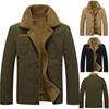Jacket Bomber Winter Men Pilot Warm Male Fur Collar Army Tactical Coat Jacket