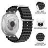 Ocean Band for Samsung Galaxy Watch 8 Strap 40mm 44mm Sport Silicone Bracelet for Galaxy Watch 8 Classic 46mm Metal Connector