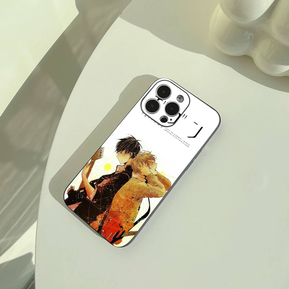 Given- BL- Anime Ritsuka Mafuyu Sato Phone Case For iPhone 17,16,15,14,13,12,11 Pro Max,16Plus,XS Soft Black Cover