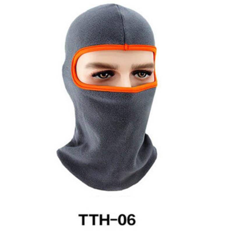Winter Warm Hood Men's Windproof and Cold-proof Motorcycle Fleece Mask Ski Face Mask Outdoor Cycling Equipment