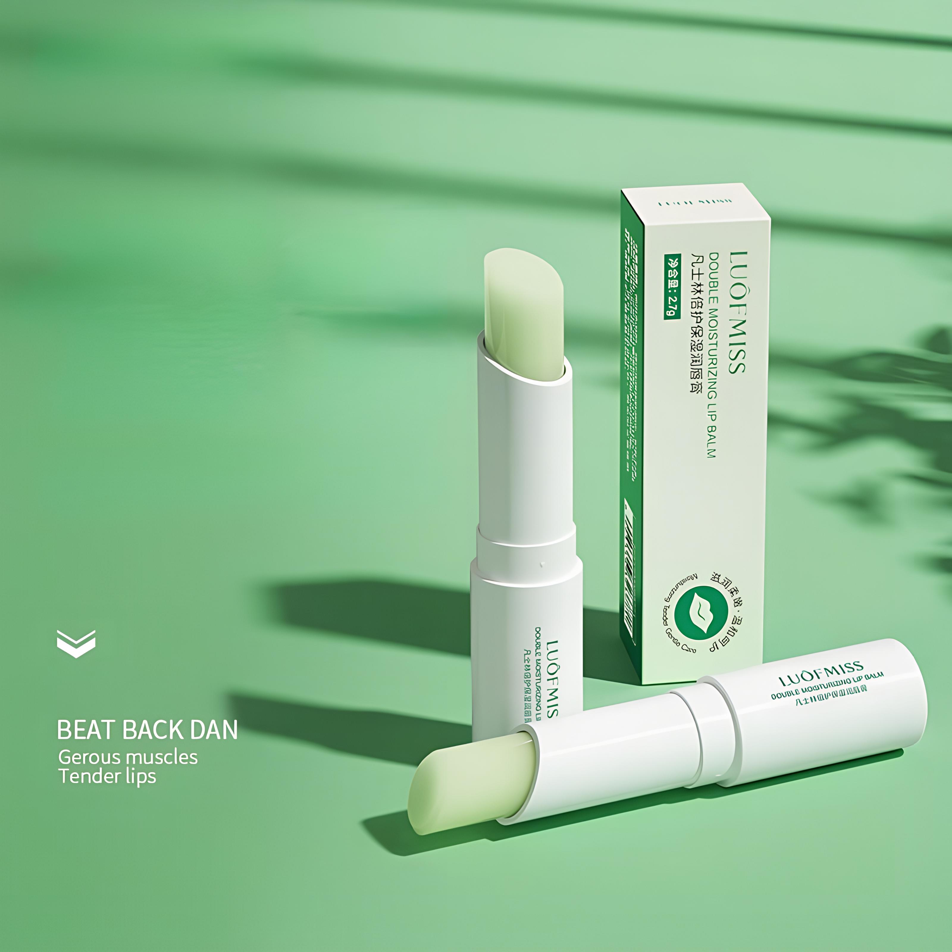 

1 шт. Вазелин Бальзам для губ Увлажняющий Питательный Стойкая помада Гладкий Нежный Против Сухости Растрескивания Масло Женская Красота Уход за губами зелёный