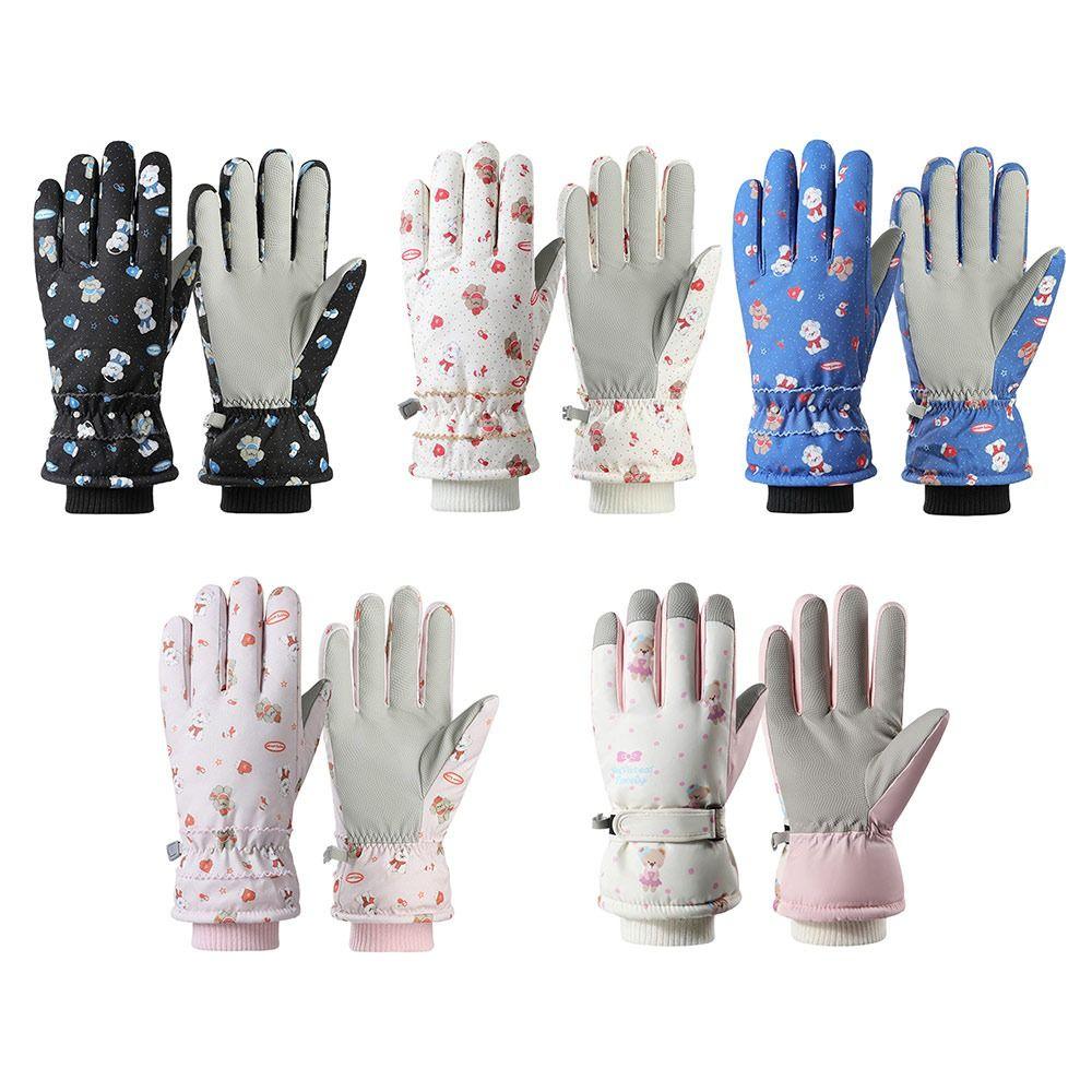 Luvas Antiderrapantes para Ciclismo Luvas para Snowboard com Tela Sensível ao Toque Luvas Térmicas Espessadas para Homens Mulheres
