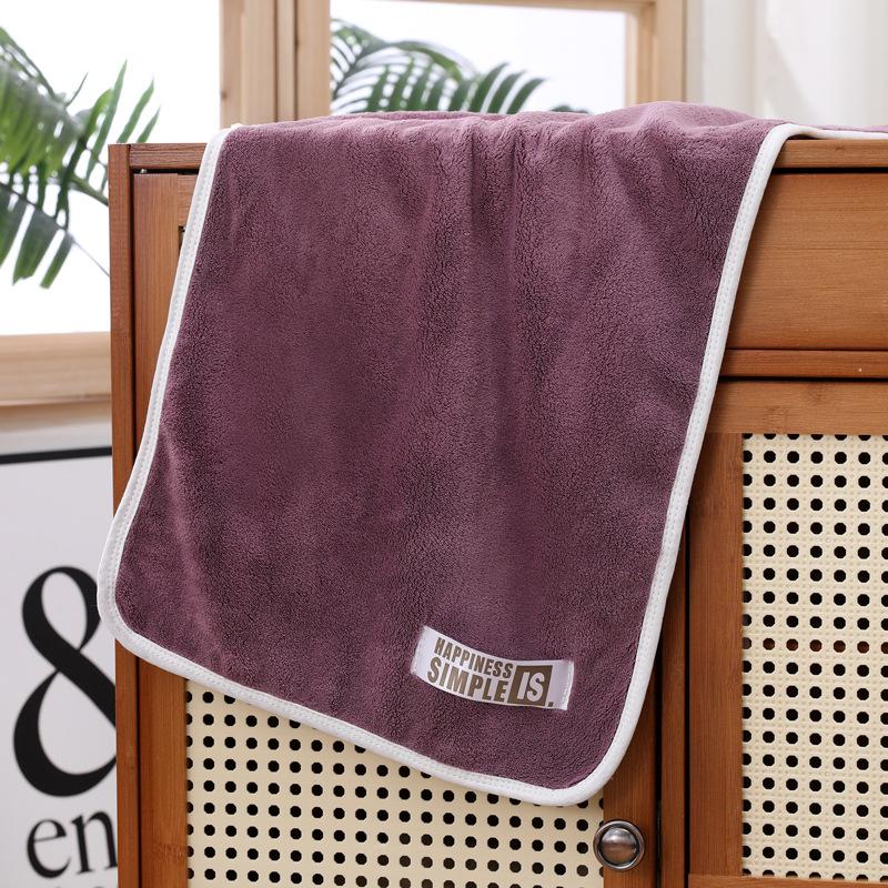 

Коралловое бархатное полотенце для взрослых, утолщенное 35*75, универсальная мочалка, мягкое впитывающее полотенце 35x75cm