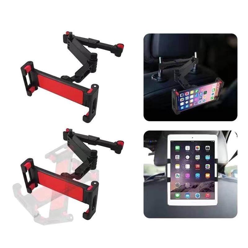 Telescopic Car Rear Pillow Phone Holder Tablet Car Stand Seat Rear Headrest Mounting Bracket For Phone Tablet 4-11 Inch