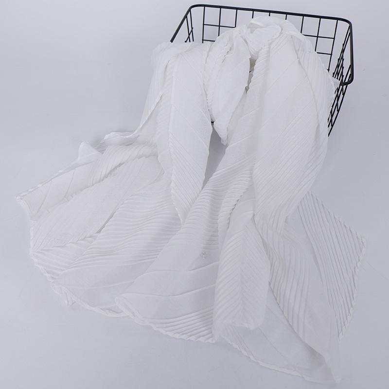 Fashion Cotton Crinkle Hijab Scarf Plain Shawls Muslim Scarves Headscarf Wraps Pashmina Solid Headband Turban Islamic Hijabs