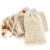 Seifenbeutel, Natürlicher Sisal-Seifensparerbeutel Beutel Netz Müllfrei Peeling Schaumbildend und Trocknend Seifenhalter für die Dusche