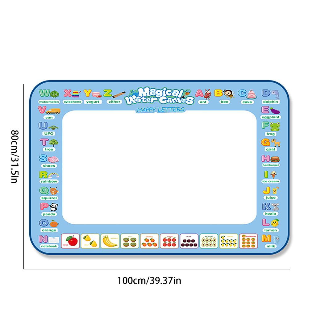 Magical Water Canvas, Magic Water Painting Pad, Children'S Drawing, Repeated Graffiti, Water Painting Carpet Toy
