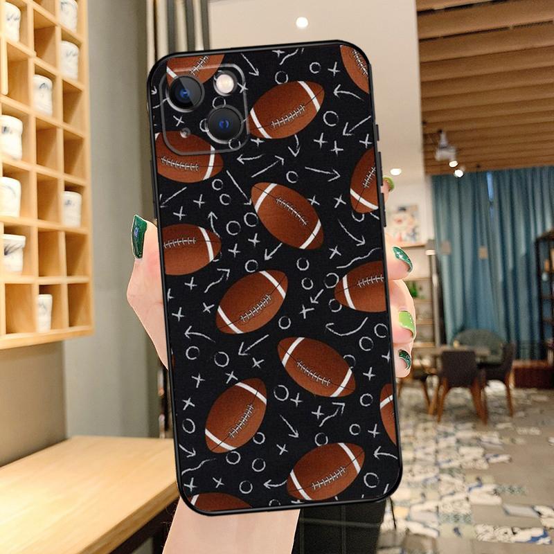 

Rugby Football Sport Phone Case For iPhone 14 Pro Max 17 Air 16 15 11 12 13 Pro Max mini 15 16 Plus 16e Cover iPhone 11Pro MAX