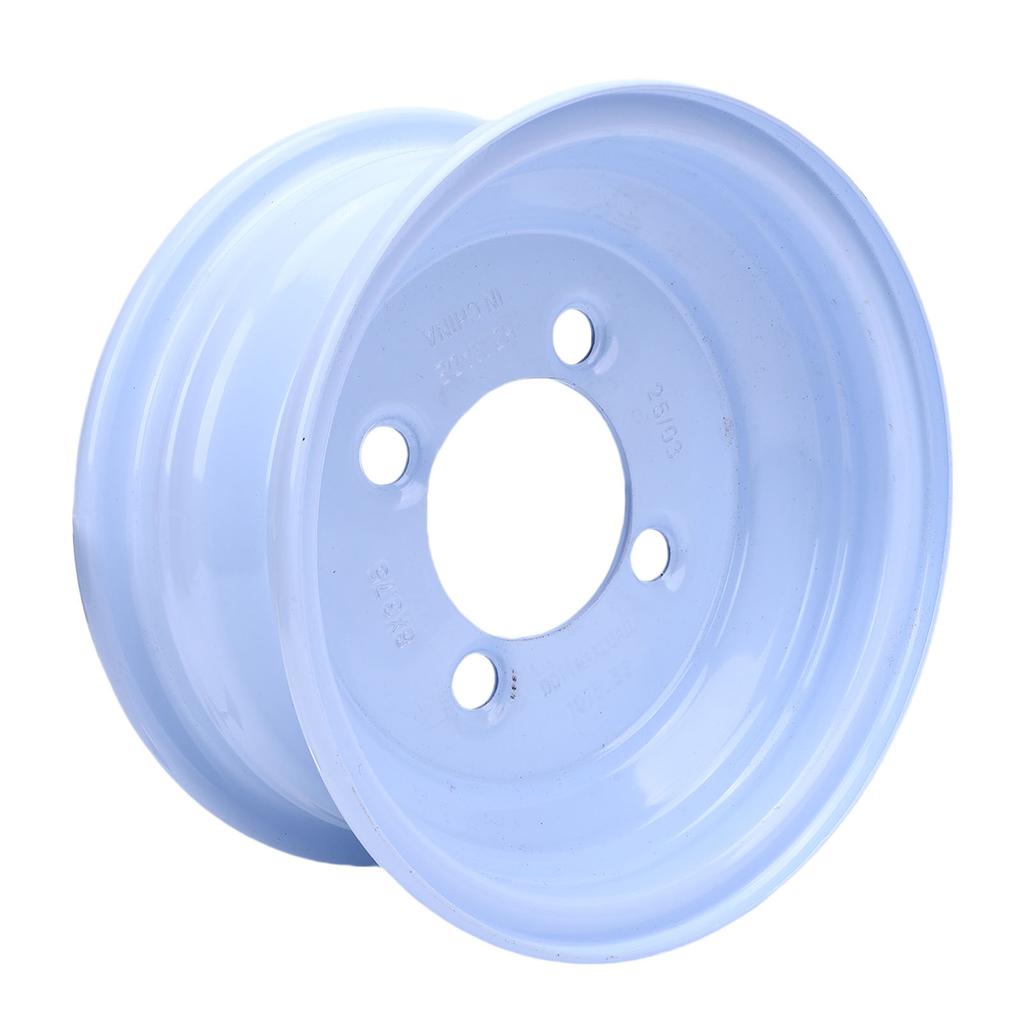 Aro de Roda ATV 19X7 8 Liga de Alumínio 4 Furos de Parafuso Aro de Roda Cubo de 8 Polegadas para Go Kart Quad Moto de Terra Cortador de Grama de Passeio Branco