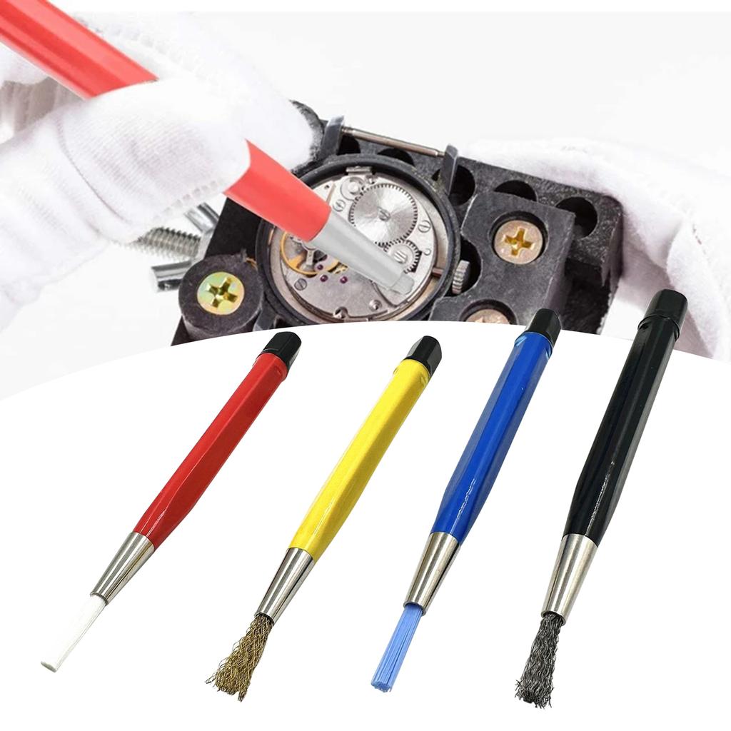 Scratch Brush Pen Set Dirt Remover Watch Repair Fiberglass Pen Sanding Brush for Jewelry Watch Electrical Circuit Boards