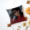 Michael Jackson Kissenbezug Waschbar Leinen Kissenbezug Weich für Tägliches Sofa Bett Wohnzimmer Dekoration