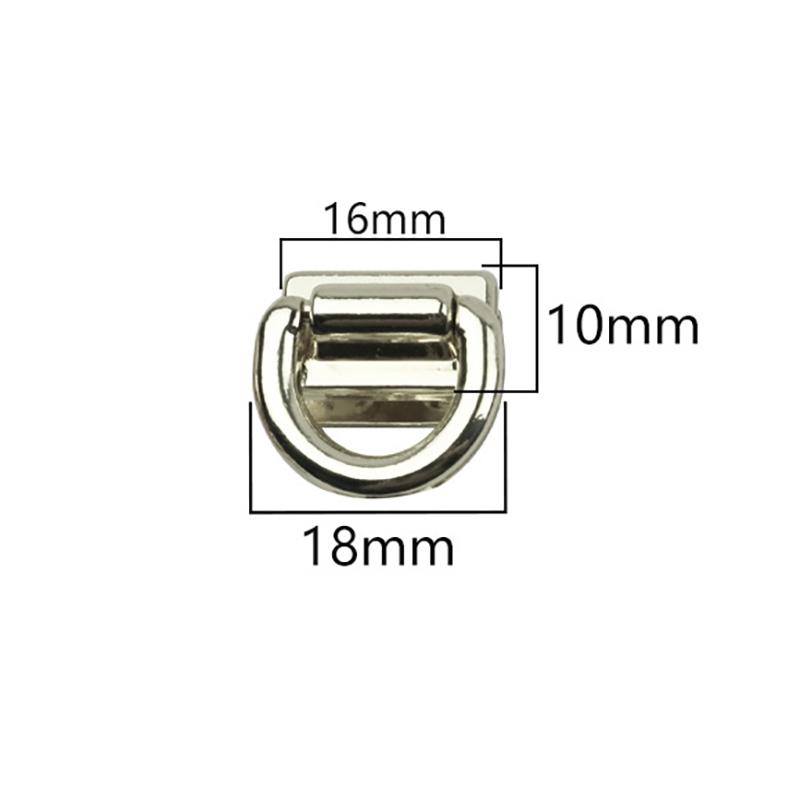 D Ring Bag Side Clip Buckles Screw Handbag Chain Handles Connector Bag Strap Belt Hanger Diy Hardware Bag Accessories