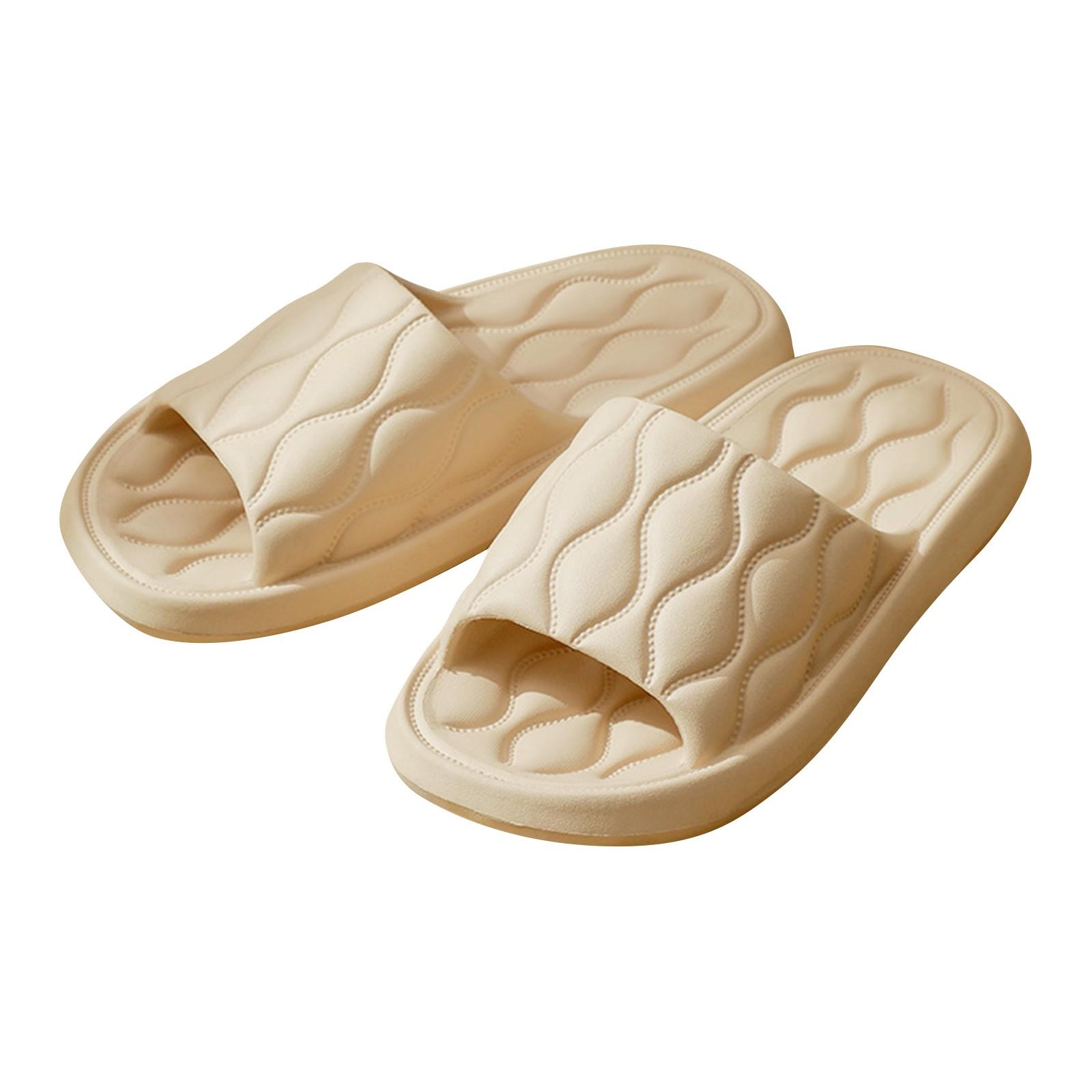 

Женские мужские парные летние тапочки на толстой подошве с нескользящей подошвой для дома и улицы 44 кофейный