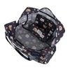 PAUL JOE ACCESSOIRES Faltbare Boston Tasche Gypsy Nunet Katzen-Print Chrysanthemen-Blumenprint Reiseausflüge Fitnessstudio Draußen Großes Fassungsvermögen & PJA-B845