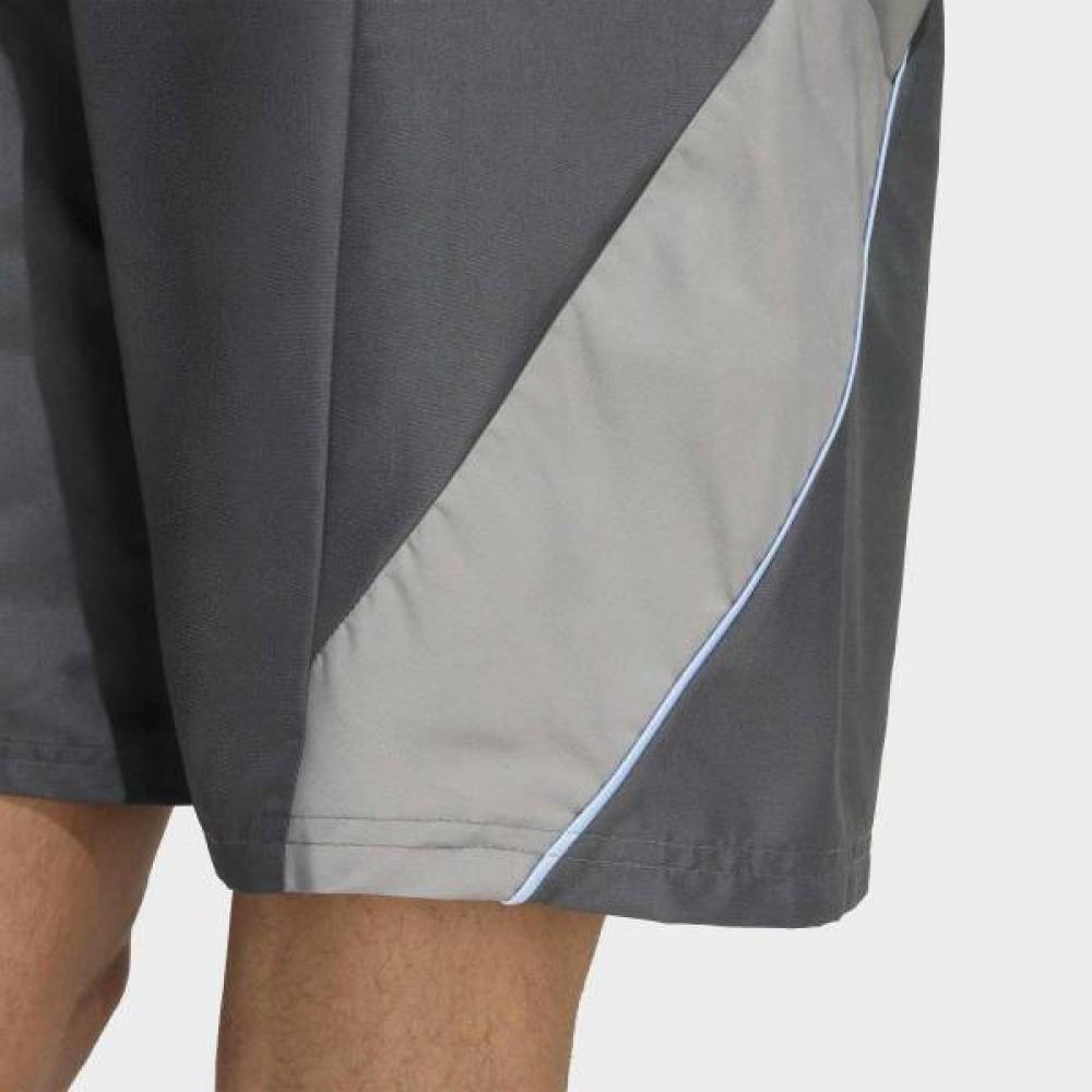 AdidaS Men S Woven Short pantS Regular Fit Stadium ShortS Gray
