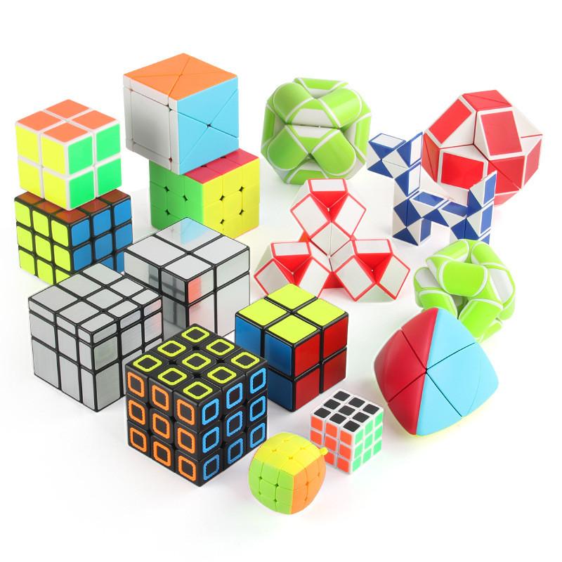 Unique Panxin Shaped Magic Cube Set With Colorful Three Layered Cubes For Brain Teasers