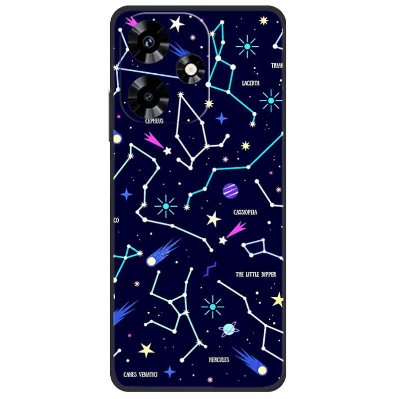 For Infinix Hot 30i NFC Case X669D Silicone Wolf Lion TPU Soft Fundas For Infinix Hot 30i X669C Hot30i 2023 Protector Black Capa