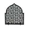 Handcrafts Eid Mubarak Ramadans Wood Hollowed Carving Table Sign Decors Ornament for Muslims Islamics Party Supplies