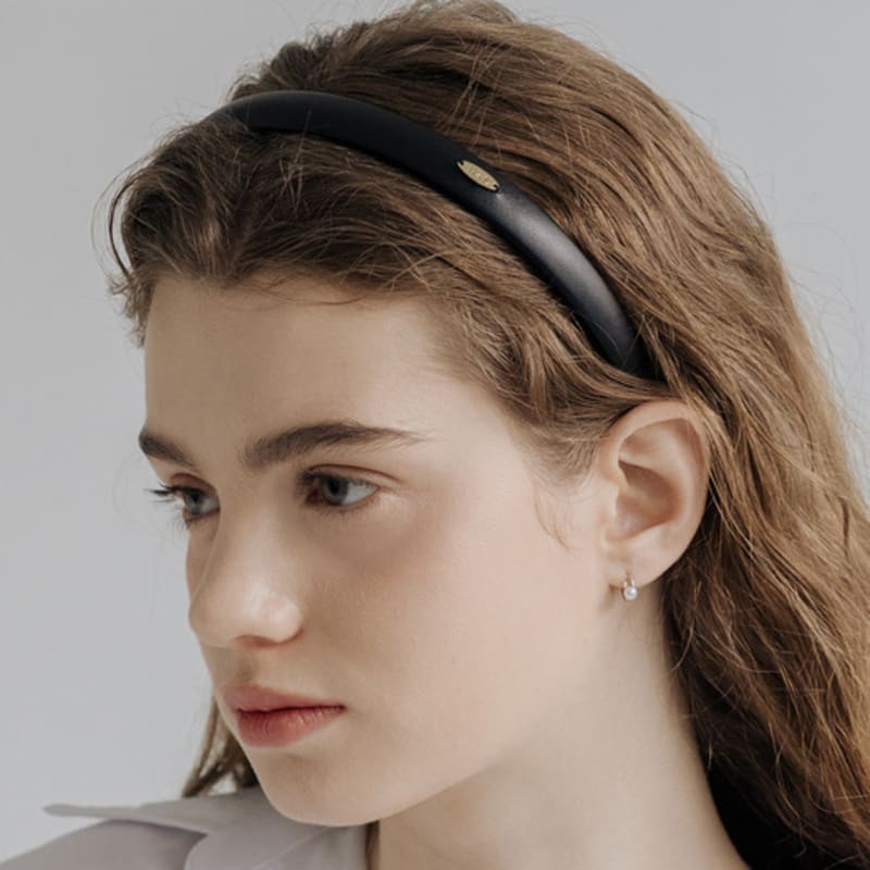 

HAS HTY002 Кожаная повязка для волос Black