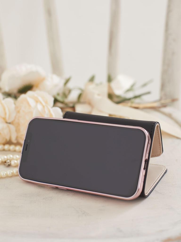 Maison de FLEUR Band-Smartphone-Ständer Kartenetui, Rosa Beige, 8A42FZJ0300