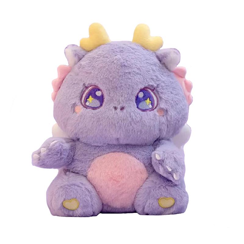 Dopamine Cartoon Dragon Plush Toy - Cute Zodiac Gift for Girls