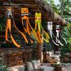 Halloween Outdoor Hanging Decorations: Pumpkin & Ghost Wind Sock Flags