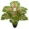 Nordic Style Variegated Monstera: Potted Plant for Home & Garden Decor