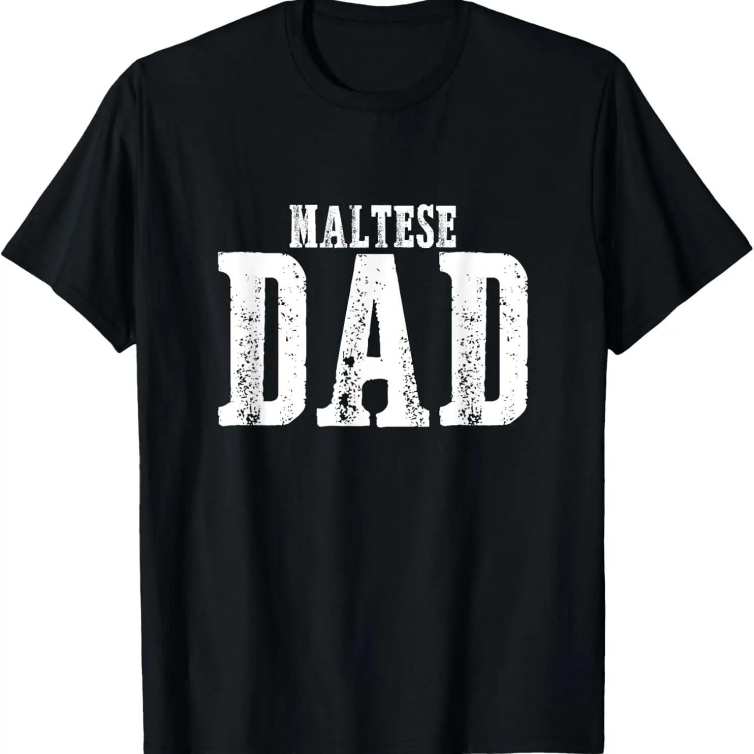 

Maltese Dad T-Shirt XXXXXL чорний