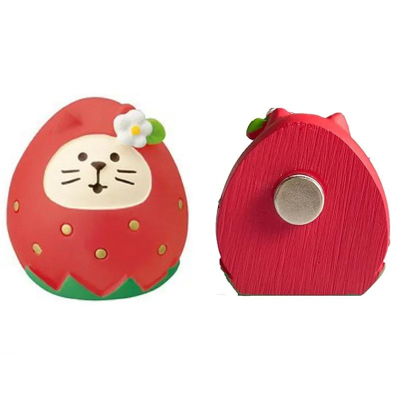Resin Cute Cartoon Cat Fridge Magnetic Sticker Kawaii Zakka 3D Refrigerator Magnet Magnets Home Decoration Creative BirthdayGift
