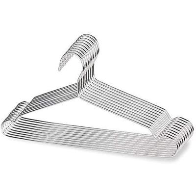 Wieszaki druciane, Mocne wieszaki ze stali nierdzewnej o dużej wytrzymałości, Metalowe wieszaki na ubrania, Wieszaki oszczędzające miejsce, Gospodarstwo domowe Solidny metalowy wieszak na ubrania