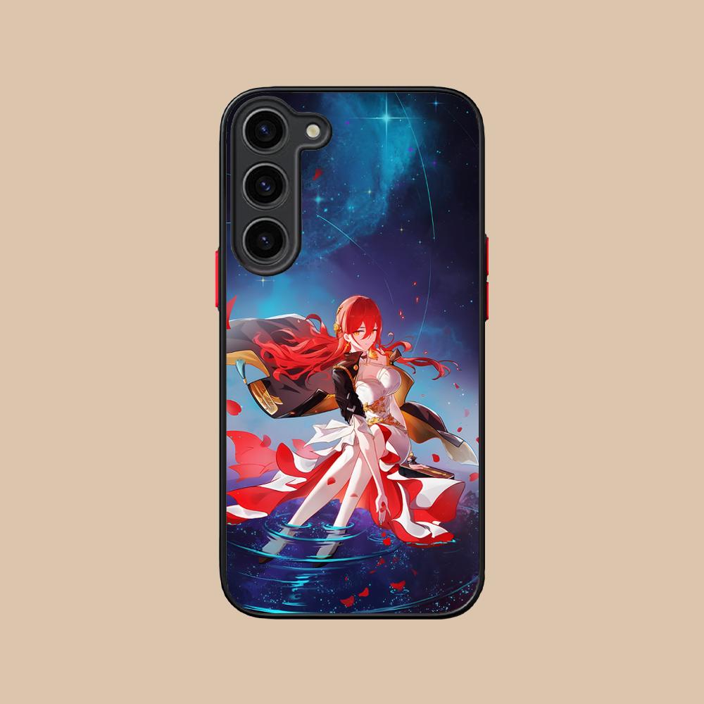 HSR Himeko Silicone Mobile Phone Case for Samsung Galaxy S26 S25 S24 S23 S22 S21 Plus FE Ultra Colorful Cover