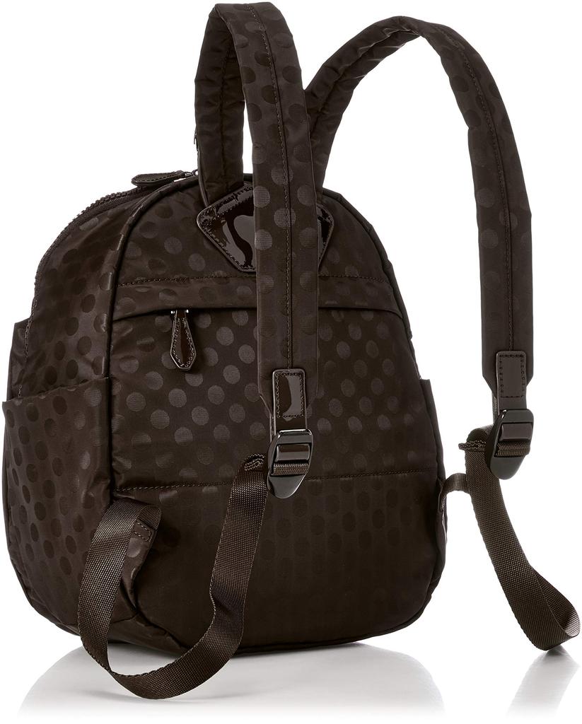 Isaac Polka Dots Size Brown Backpack, S, Women's, Y71-03-09,