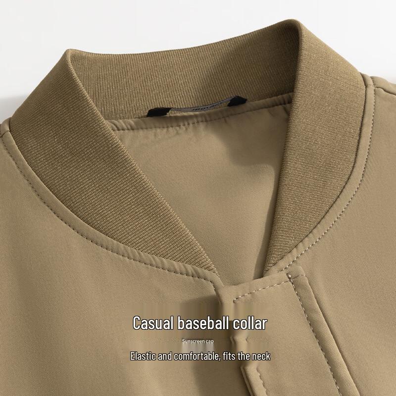Hodo Men's Casual Baseball Collar Bomber Jacket