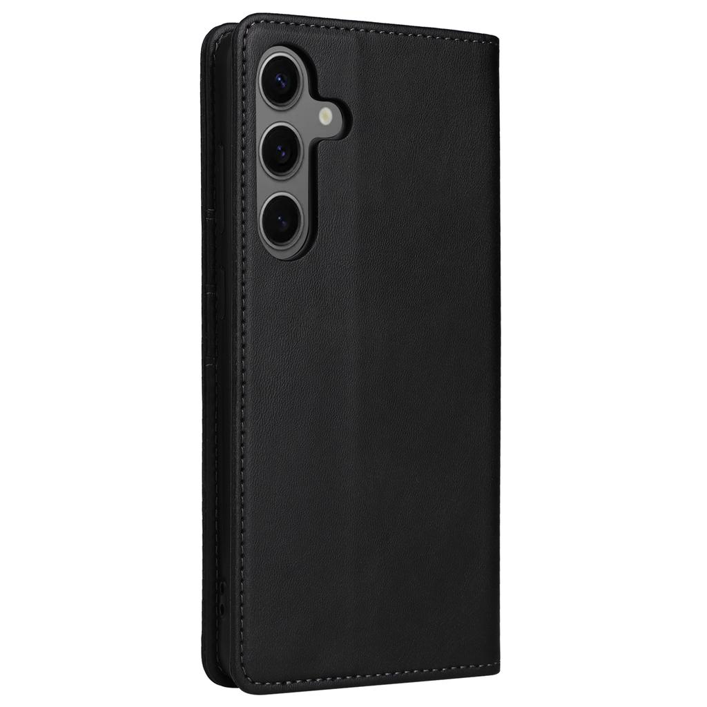 For Samsung Galaxy S25/S24 Leather Case RFID Blocking Wallet Cover Magnetic Closing