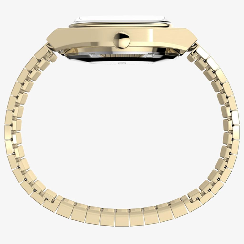 TIMEX TW2Y07200 Unisex Automatic Watch, 5 ATM Water Resistant, Yellow Gold Dial, Stainless Steel Case
