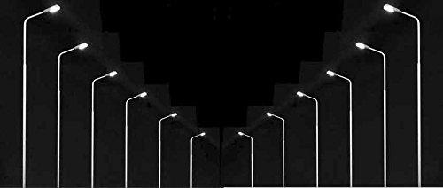 Diorama Set with 100 Figures, 10 Cars, and 10 LED Streetlights for N Gauge, Model Trains, Layouts, Architectural Models, and More (1:150 Scale)