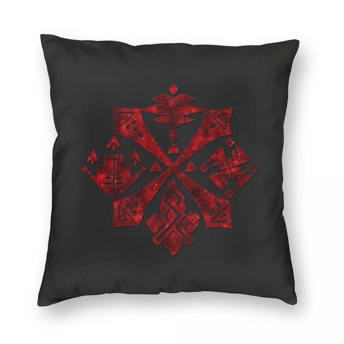 

Monster Hunter Wilds Guardian Arkveld Square Pillowcase Pillow Cover Cushion Throw Pillow for Home Bedroom Car 12x12Inch