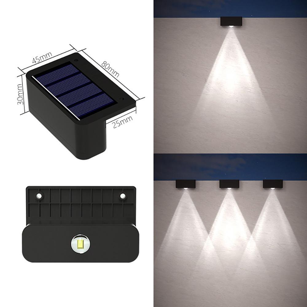 Rainproof Solar Step Lighting Solar Charging Solar Pathway Lights Garden Fence Light Pathway