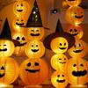 Halloween Decorative Pumpkin Lantern with Light LED Pumpkin Lantern Halloween Pumpkin Light for Indoor Outdoor Home Party Yard